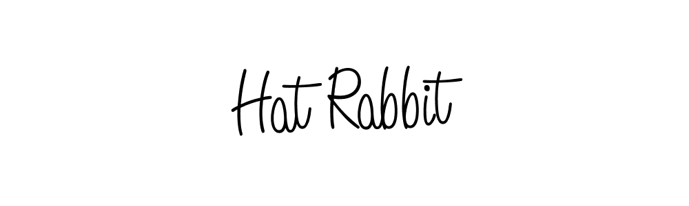 How to Draw Hat Rabbit signature style? Angelique-Rose-font-FFP is a latest design signature styles for name Hat Rabbit. Hat Rabbit signature style 5 images and pictures png