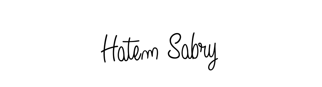 Also we have Hatem Sabry name is the best signature style. Create professional handwritten signature collection using Angelique-Rose-font-FFP autograph style. Hatem Sabry signature style 5 images and pictures png