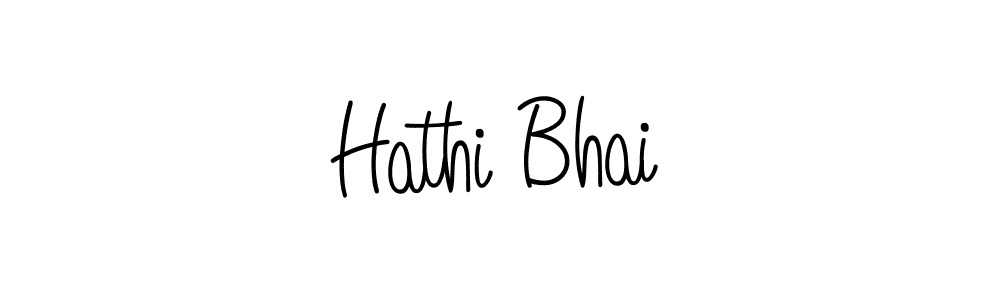 Once you've used our free online signature maker to create your best signature Angelique-Rose-font-FFP style, it's time to enjoy all of the benefits that Hathi Bhai name signing documents. Hathi Bhai signature style 5 images and pictures png