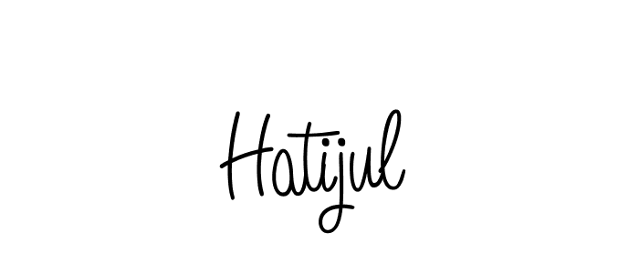 Once you've used our free online signature maker to create your best signature Angelique-Rose-font-FFP style, it's time to enjoy all of the benefits that Hatijul name signing documents. Hatijul signature style 5 images and pictures png