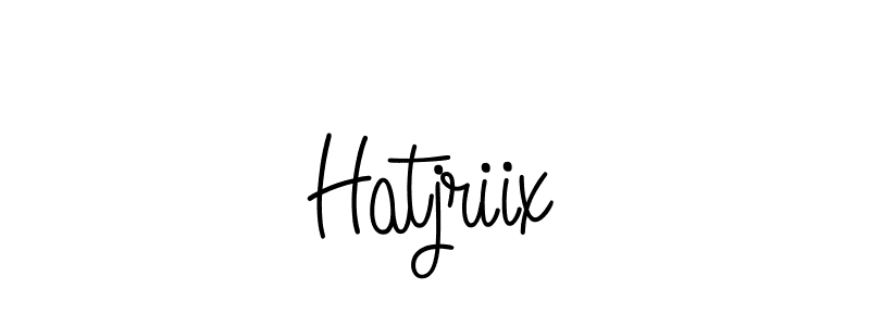 Also we have Hatjriix name is the best signature style. Create professional handwritten signature collection using Angelique-Rose-font-FFP autograph style. Hatjriix signature style 5 images and pictures png