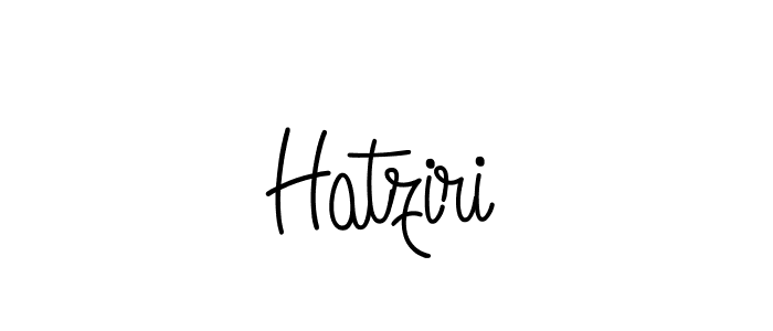 Create a beautiful signature design for name Hatziri. With this signature (Angelique-Rose-font-FFP) fonts, you can make a handwritten signature for free. Hatziri signature style 5 images and pictures png