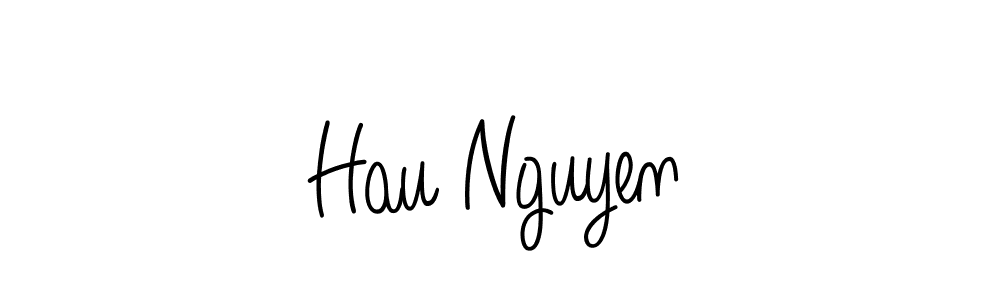 How to make Hau Nguyen signature? Angelique-Rose-font-FFP is a professional autograph style. Create handwritten signature for Hau Nguyen name. Hau Nguyen signature style 5 images and pictures png