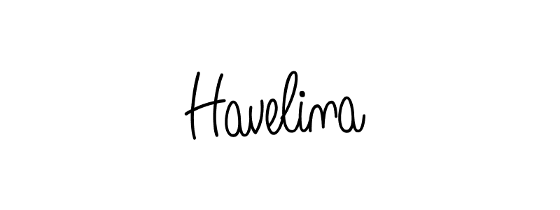 You should practise on your own different ways (Angelique-Rose-font-FFP) to write your name (Havelina) in signature. don't let someone else do it for you. Havelina signature style 5 images and pictures png