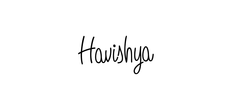 How to make Havishya signature? Angelique-Rose-font-FFP is a professional autograph style. Create handwritten signature for Havishya name. Havishya signature style 5 images and pictures png