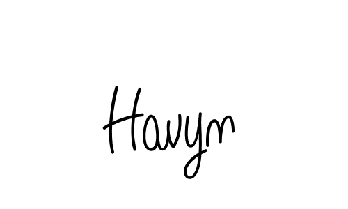 The best way (Angelique-Rose-font-FFP) to make a short signature is to pick only two or three words in your name. The name Havyn include a total of six letters. For converting this name. Havyn signature style 5 images and pictures png