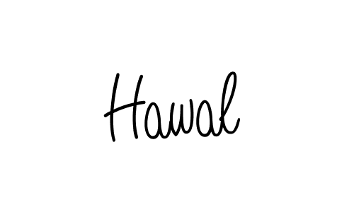 Create a beautiful signature design for name Hawal. With this signature (Angelique-Rose-font-FFP) fonts, you can make a handwritten signature for free. Hawal signature style 5 images and pictures png