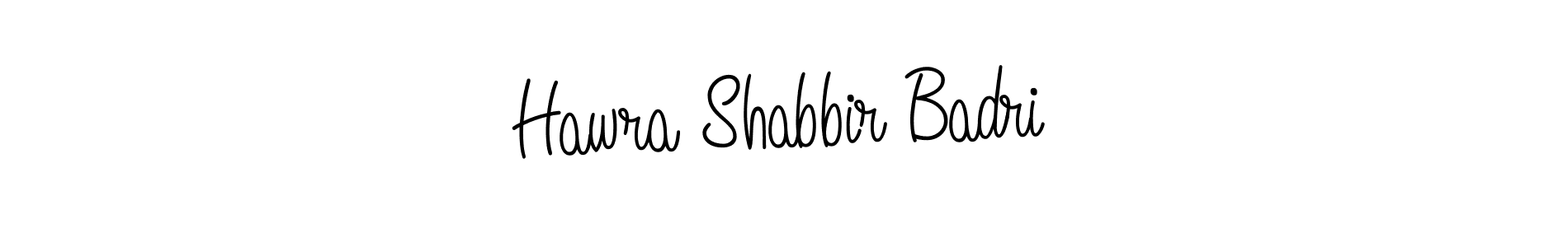 How to Draw Hawra Shabbir Badri signature style? Angelique-Rose-font-FFP is a latest design signature styles for name Hawra Shabbir Badri. Hawra Shabbir Badri signature style 5 images and pictures png