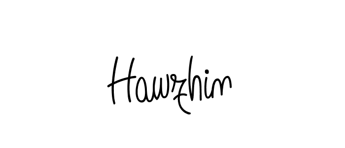 Hawzhin stylish signature style. Best Handwritten Sign (Angelique-Rose-font-FFP) for my name. Handwritten Signature Collection Ideas for my name Hawzhin. Hawzhin signature style 5 images and pictures png