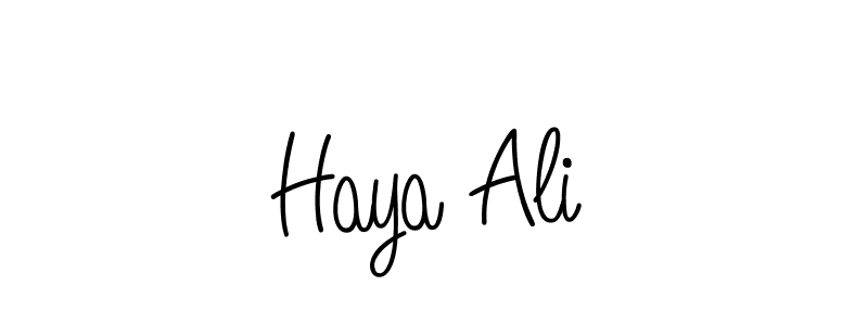 Similarly Angelique-Rose-font-FFP is the best handwritten signature design. Signature creator online .You can use it as an online autograph creator for name Haya Ali. Haya Ali signature style 5 images and pictures png