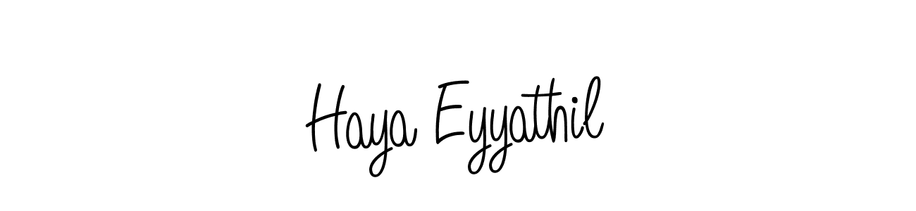It looks lik you need a new signature style for name Haya Eyyathil. Design unique handwritten (Angelique-Rose-font-FFP) signature with our free signature maker in just a few clicks. Haya Eyyathil signature style 5 images and pictures png