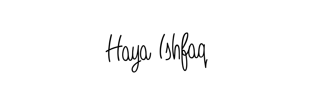 How to Draw Haya Ishfaq signature style? Angelique-Rose-font-FFP is a latest design signature styles for name Haya Ishfaq. Haya Ishfaq signature style 5 images and pictures png