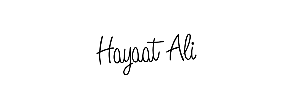 You can use this online signature creator to create a handwritten signature for the name Hayaat Ali. This is the best online autograph maker. Hayaat Ali signature style 5 images and pictures png