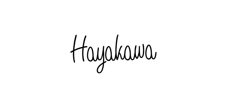 How to make Hayakawa name signature. Use Angelique-Rose-font-FFP style for creating short signs online. This is the latest handwritten sign. Hayakawa signature style 5 images and pictures png