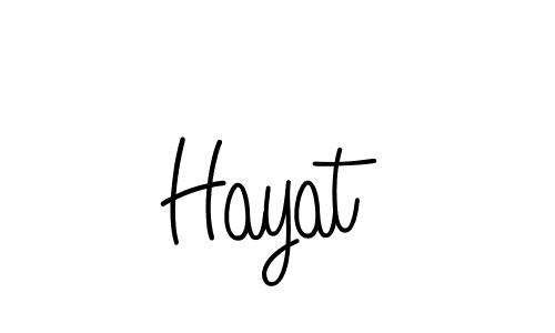 Make a beautiful signature design for name Hayat. Use this online signature maker to create a handwritten signature for free. Hayat signature style 5 images and pictures png