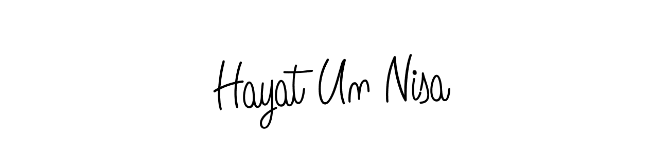 Best and Professional Signature Style for Hayat Un Nisa. Angelique-Rose-font-FFP Best Signature Style Collection. Hayat Un Nisa signature style 5 images and pictures png