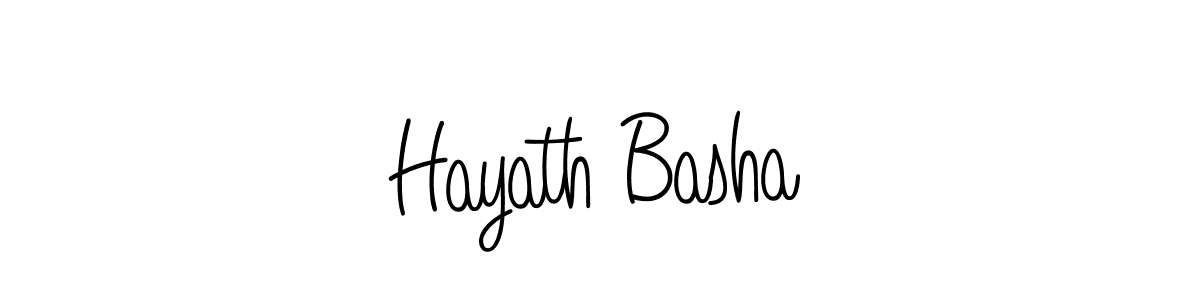 Make a beautiful signature design for name Hayath Basha. Use this online signature maker to create a handwritten signature for free. Hayath Basha signature style 5 images and pictures png