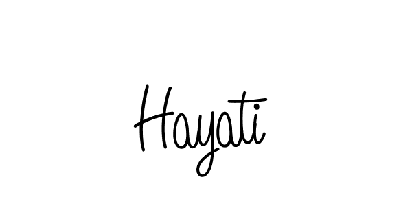 Once you've used our free online signature maker to create your best signature Angelique-Rose-font-FFP style, it's time to enjoy all of the benefits that Hayati name signing documents. Hayati signature style 5 images and pictures png
