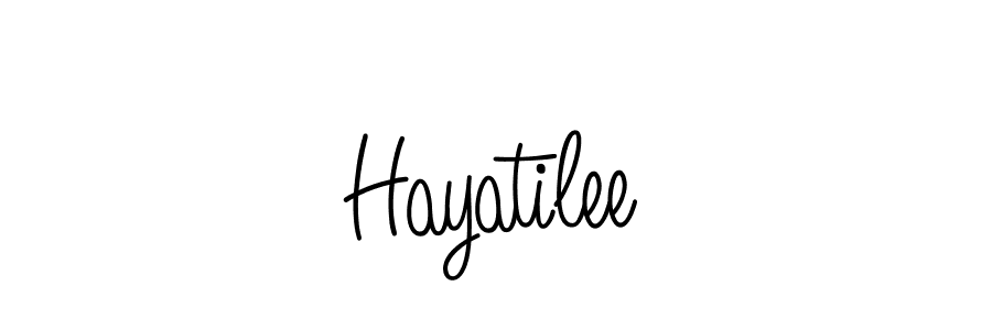 Make a short Hayatilee signature style. Manage your documents anywhere anytime using Angelique-Rose-font-FFP. Create and add eSignatures, submit forms, share and send files easily. Hayatilee signature style 5 images and pictures png