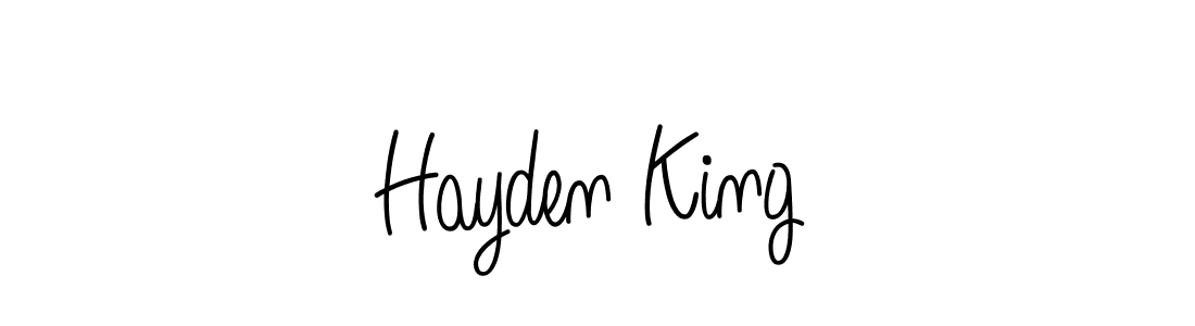 The best way (Angelique-Rose-font-FFP) to make a short signature is to pick only two or three words in your name. The name Hayden King include a total of six letters. For converting this name. Hayden King signature style 5 images and pictures png