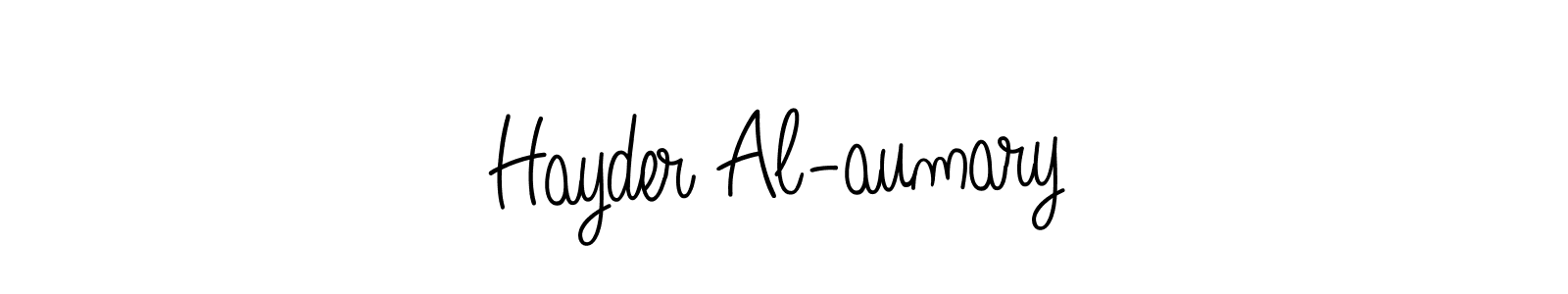 How to Draw Hayder Al-aumary signature style? Angelique-Rose-font-FFP is a latest design signature styles for name Hayder Al-aumary. Hayder Al-aumary signature style 5 images and pictures png