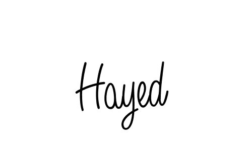 You should practise on your own different ways (Angelique-Rose-font-FFP) to write your name (Hayed) in signature. don't let someone else do it for you. Hayed signature style 5 images and pictures png