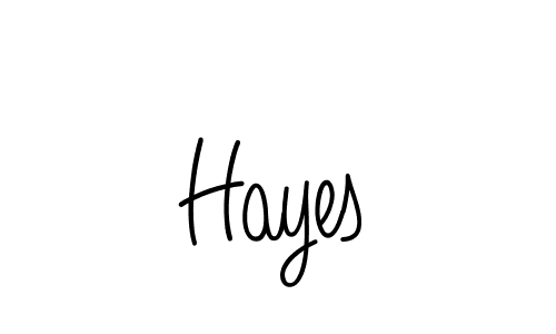 How to make Hayes signature? Angelique-Rose-font-FFP is a professional autograph style. Create handwritten signature for Hayes name. Hayes signature style 5 images and pictures png