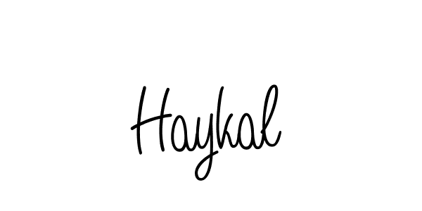 How to make Haykal name signature. Use Angelique-Rose-font-FFP style for creating short signs online. This is the latest handwritten sign. Haykal signature style 5 images and pictures png