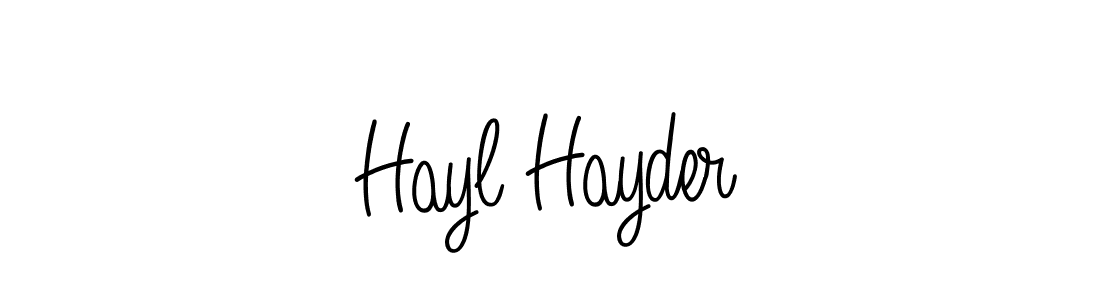It looks lik you need a new signature style for name Hayl Hayder. Design unique handwritten (Angelique-Rose-font-FFP) signature with our free signature maker in just a few clicks. Hayl Hayder signature style 5 images and pictures png