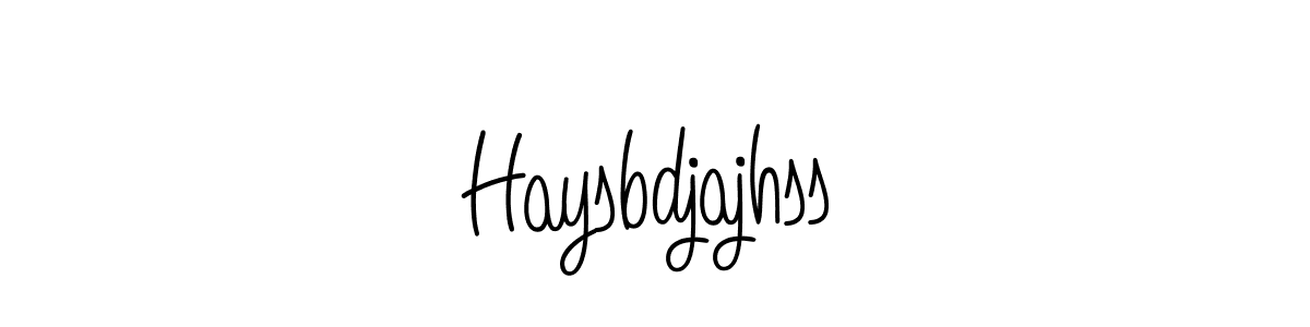 You can use this online signature creator to create a handwritten signature for the name Haysbdjajhss. This is the best online autograph maker. Haysbdjajhss signature style 5 images and pictures png