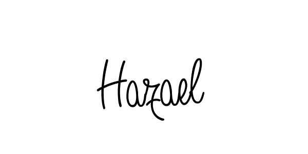 Design your own signature with our free online signature maker. With this signature software, you can create a handwritten (Angelique-Rose-font-FFP) signature for name Hazael. Hazael signature style 5 images and pictures png