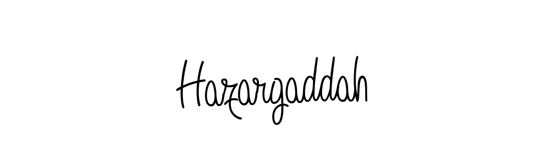 Also we have Hazargaddah name is the best signature style. Create professional handwritten signature collection using Angelique-Rose-font-FFP autograph style. Hazargaddah signature style 5 images and pictures png