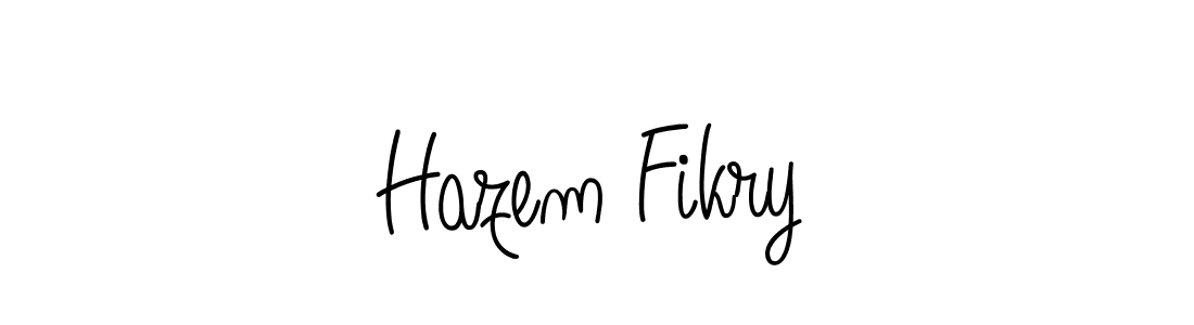 Make a short Hazem Fikry signature style. Manage your documents anywhere anytime using Angelique-Rose-font-FFP. Create and add eSignatures, submit forms, share and send files easily. Hazem Fikry signature style 5 images and pictures png