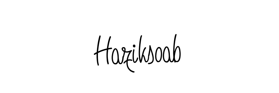 It looks lik you need a new signature style for name Haziksoab. Design unique handwritten (Angelique-Rose-font-FFP) signature with our free signature maker in just a few clicks. Haziksoab signature style 5 images and pictures png