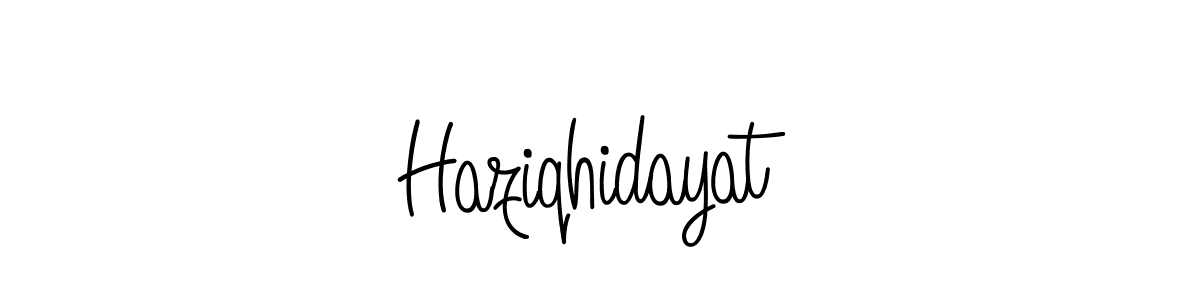 Make a beautiful signature design for name Haziqhidayat. Use this online signature maker to create a handwritten signature for free. Haziqhidayat signature style 5 images and pictures png
