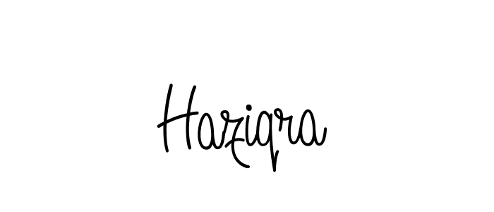 if you are searching for the best signature style for your name Haziqra. so please give up your signature search. here we have designed multiple signature styles  using Angelique-Rose-font-FFP. Haziqra signature style 5 images and pictures png