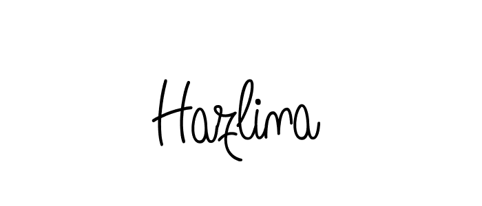 Make a beautiful signature design for name Hazlina. Use this online signature maker to create a handwritten signature for free. Hazlina signature style 5 images and pictures png