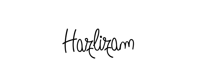 Once you've used our free online signature maker to create your best signature Angelique-Rose-font-FFP style, it's time to enjoy all of the benefits that Hazlizam name signing documents. Hazlizam signature style 5 images and pictures png