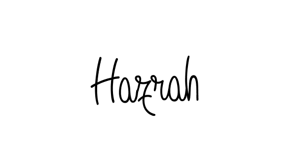 How to make Hazrah name signature. Use Angelique-Rose-font-FFP style for creating short signs online. This is the latest handwritten sign. Hazrah signature style 5 images and pictures png