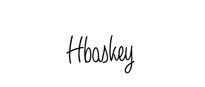 How to make Hbaskey name signature. Use Angelique-Rose-font-FFP style for creating short signs online. This is the latest handwritten sign. Hbaskey signature style 5 images and pictures png