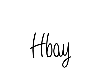Also we have Hbay name is the best signature style. Create professional handwritten signature collection using Angelique-Rose-font-FFP autograph style. Hbay signature style 5 images and pictures png