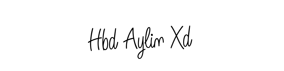 How to make Hbd Aylin Xd signature? Angelique-Rose-font-FFP is a professional autograph style. Create handwritten signature for Hbd Aylin Xd name. Hbd Aylin Xd signature style 5 images and pictures png