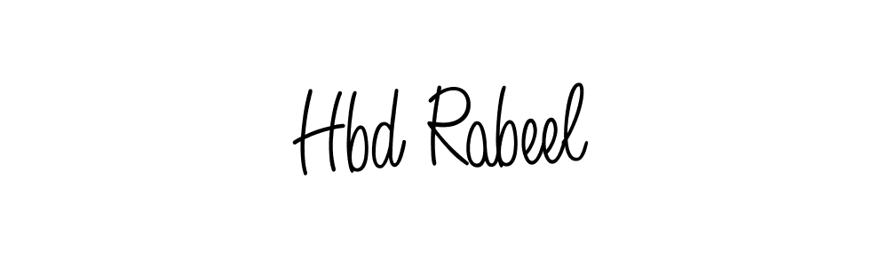 Once you've used our free online signature maker to create your best signature Angelique-Rose-font-FFP style, it's time to enjoy all of the benefits that Hbd Rabeel name signing documents. Hbd Rabeel signature style 5 images and pictures png