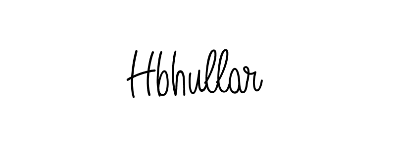 Hbhullar stylish signature style. Best Handwritten Sign (Angelique-Rose-font-FFP) for my name. Handwritten Signature Collection Ideas for my name Hbhullar. Hbhullar signature style 5 images and pictures png