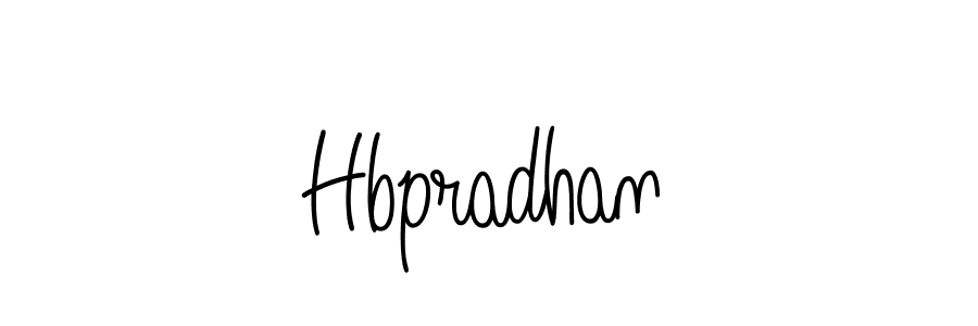 How to make Hbpradhan name signature. Use Angelique-Rose-font-FFP style for creating short signs online. This is the latest handwritten sign. Hbpradhan signature style 5 images and pictures png