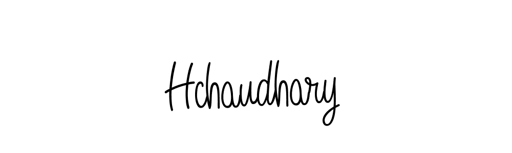 Also we have Hchaudhary name is the best signature style. Create professional handwritten signature collection using Angelique-Rose-font-FFP autograph style. Hchaudhary signature style 5 images and pictures png