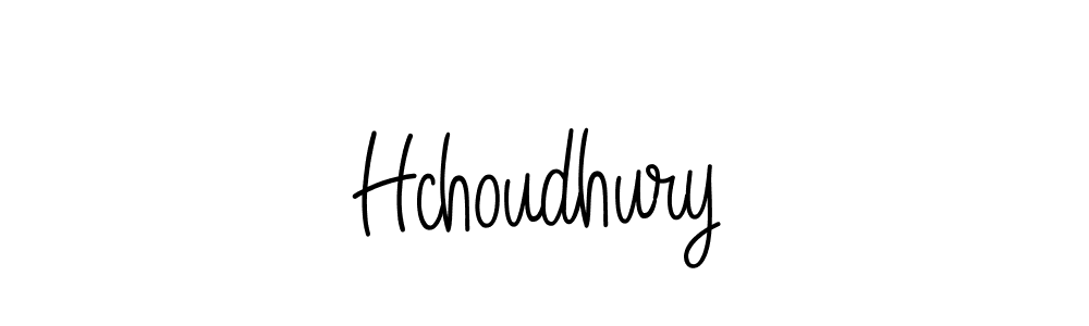 How to make Hchoudhury name signature. Use Angelique-Rose-font-FFP style for creating short signs online. This is the latest handwritten sign. Hchoudhury signature style 5 images and pictures png