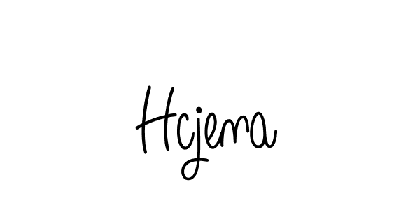 Make a beautiful signature design for name Hcjena. With this signature (Angelique-Rose-font-FFP) style, you can create a handwritten signature for free. Hcjena signature style 5 images and pictures png