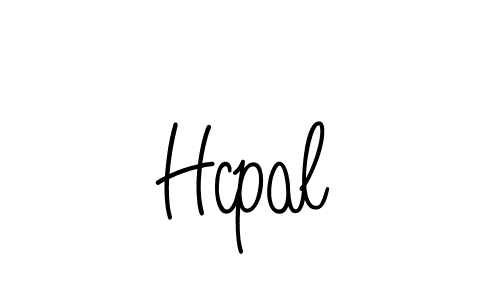 Use a signature maker to create a handwritten signature online. With this signature software, you can design (Angelique-Rose-font-FFP) your own signature for name Hcpal. Hcpal signature style 5 images and pictures png