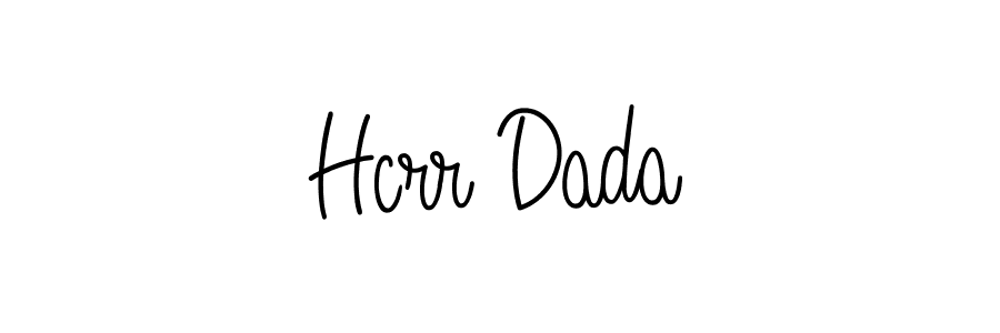 Make a beautiful signature design for name Hcrr Dada. With this signature (Angelique-Rose-font-FFP) style, you can create a handwritten signature for free. Hcrr Dada signature style 5 images and pictures png